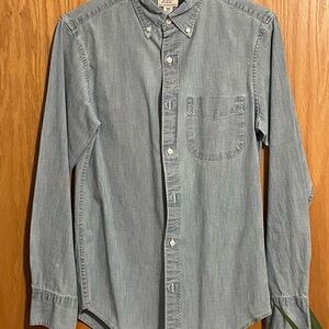Men’s J. Crew Light Blue Casual Button-Down Shirt